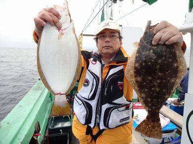 小樽　小樽沖　ヒラメ釣り