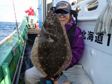 小樽　小樽沖　ヒラメ釣り