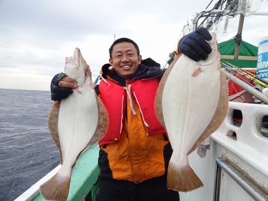 小樽　小樽沖　ヒラメ釣り