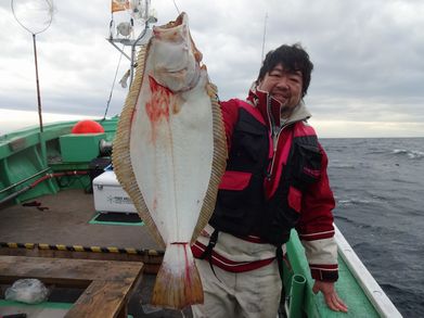 小樽　小樽沖　ヒラメ釣り