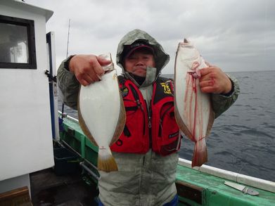 小樽　小樽沖　ヒラメ釣り