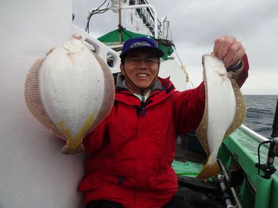 小樽　小樽沖　ヒラメ釣り