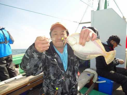 小樽　小樽沖　カレイ釣り