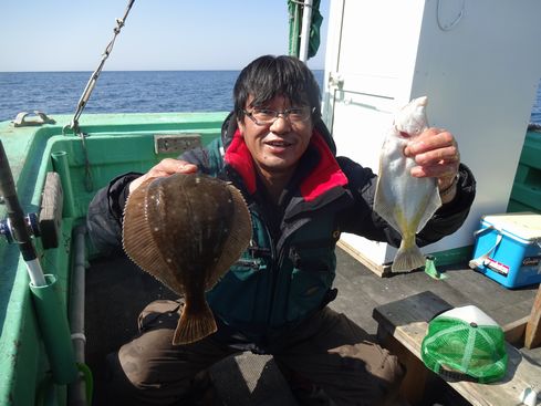 小樽　小樽沖　カレイ釣り