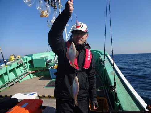 小樽　小樽沖　カレイ釣り