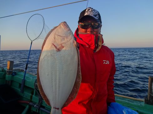 小樽　小樽沖　ヒラメ釣り