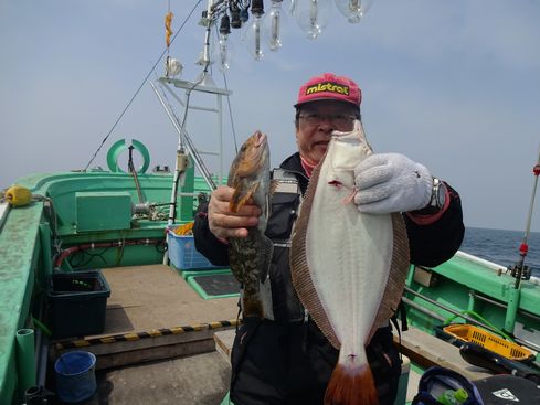 小樽　小樽沖　ヒラメ釣り