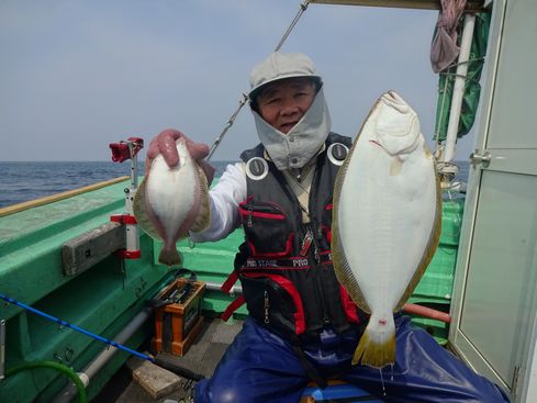 小樽　小樽沖　ヒラメ釣り