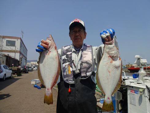 小樽　小樽沖　ヒラメ釣り