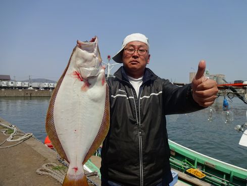 小樽　小樽沖　ヒラメ釣り