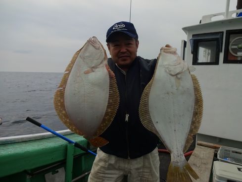 小樽　小樽沖　ヒラメ釣り