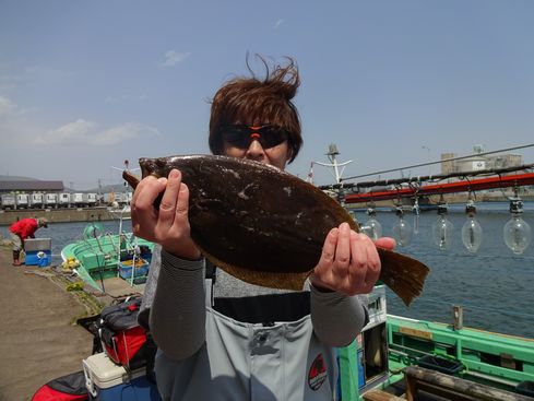 小樽　小樽沖　ヒラメ釣り