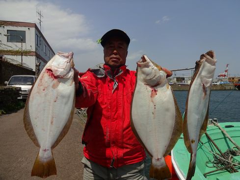 小樽　小樽沖　ヒラメ釣り