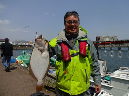 小樽　小樽沖　ヒラメ釣り