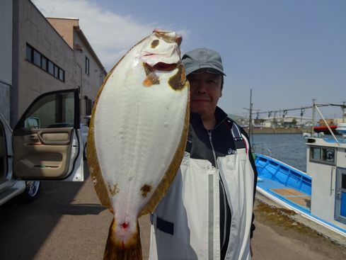 小樽　小樽沖　ヒラメ釣り