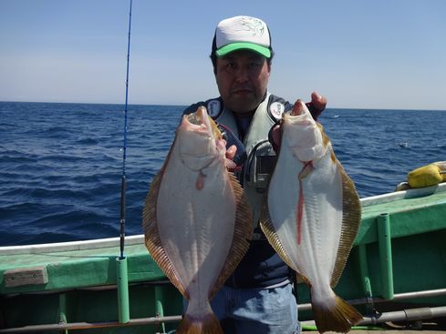 小樽　小樽沖　ヒラメ釣り