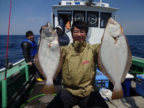 小樽　小樽沖　ヒラメ釣り