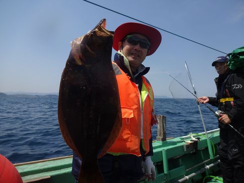 小樽　小樽沖　ヒラメ釣り