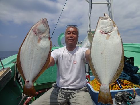 小樽　小樽沖　ヒラメ釣り