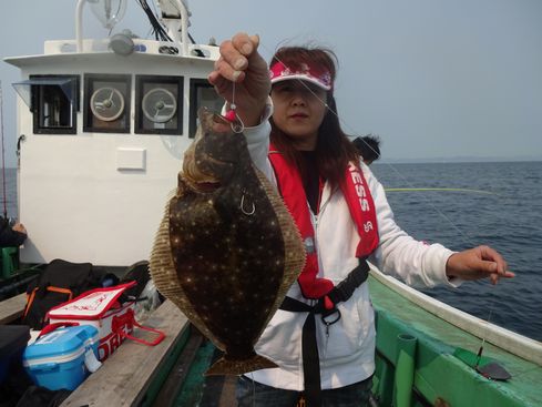 小樽　小樽沖　ヒラメ釣り