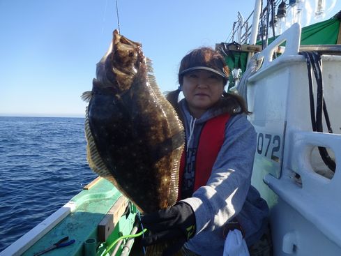 小樽　小樽沖　ヒラメ釣り