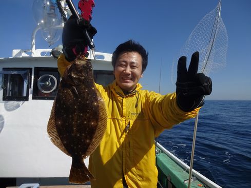 小樽　小樽沖　ヒラメ釣り