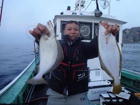 小樽　小樽沖　ヒラメ釣り