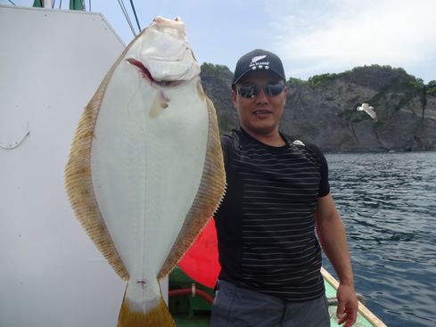 小樽　小樽沖　ヒラメ釣り