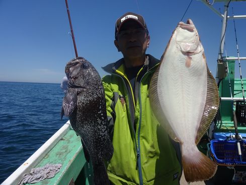 小樽　小樽沖　ヒラメ釣り