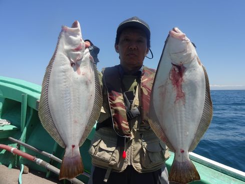 小樽　小樽沖　ヒラメ釣り