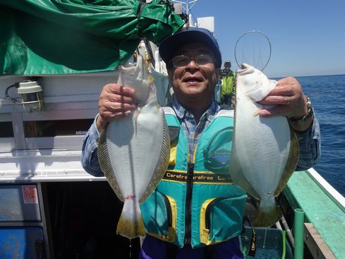 小樽　小樽沖　ヒラメ釣り