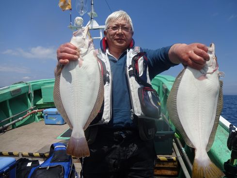 小樽　小樽沖　ヒラメ釣り