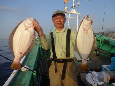 小樽　小樽沖　ヒラメ釣り