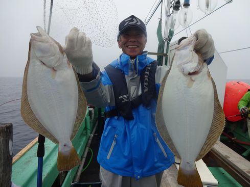 小樽　小樽沖　ヒラメ釣り