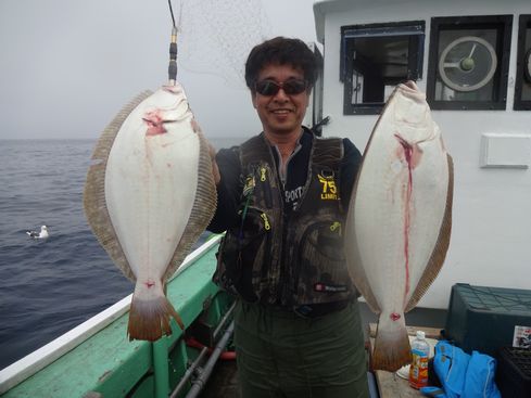 小樽　小樽沖　ヒラメ釣り