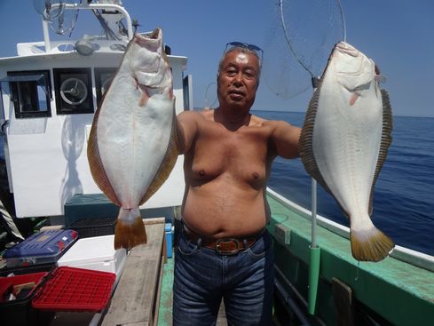 小樽　小樽沖　ヒラメ釣り