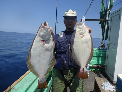 小樽　小樽沖　ヒラメ釣り