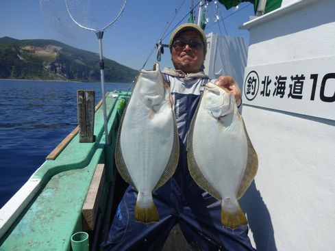 小樽　小樽沖　ヒラメ釣り