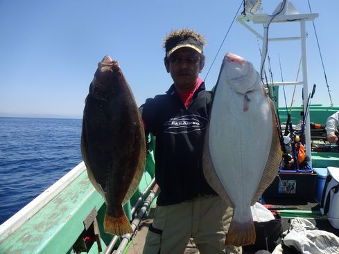 小樽　小樽沖　ヒラメ釣り