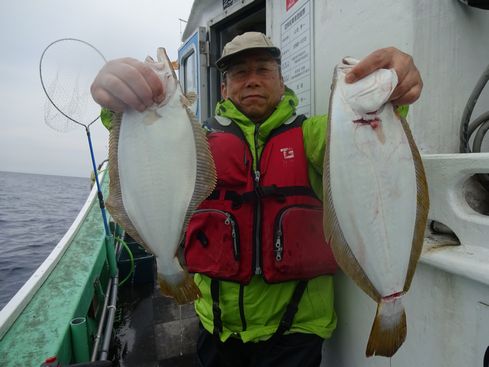 小樽　小樽沖　ヒラメ釣り