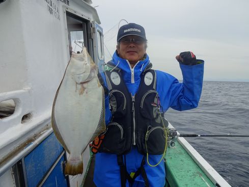 小樽　小樽沖　ヒラメ釣り