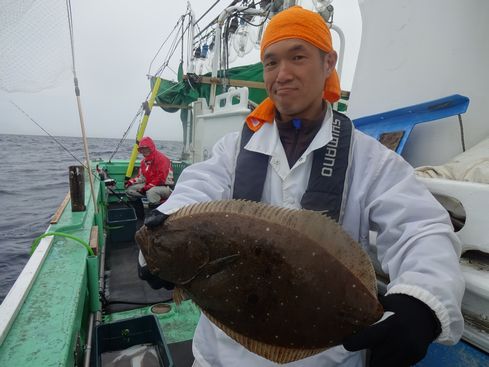 小樽　小樽沖　ヒラメ釣り