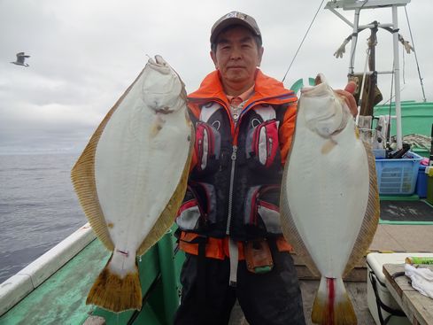 小樽　小樽沖　ヒラメ釣り