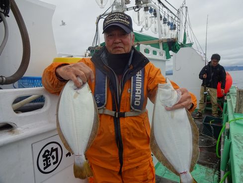 小樽　小樽沖　ヒラメ釣り