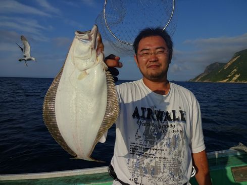 小樽　小樽沖　ヒラメ釣り