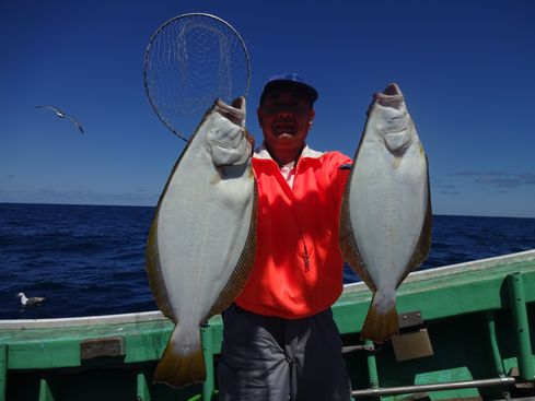 小樽　小樽沖　ヒラメ釣り