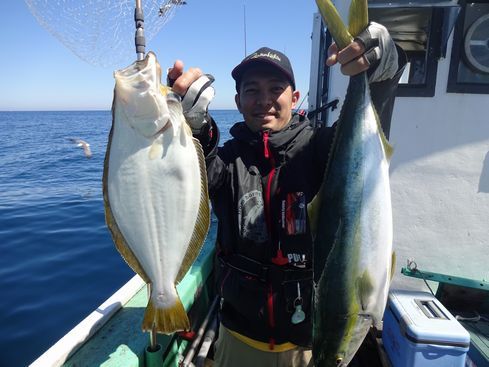 小樽　小樽沖　ヒラメ釣り