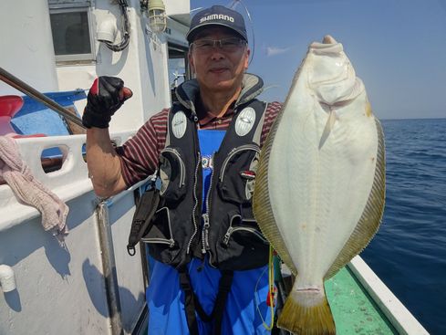 小樽　小樽沖　ヒラメ釣り