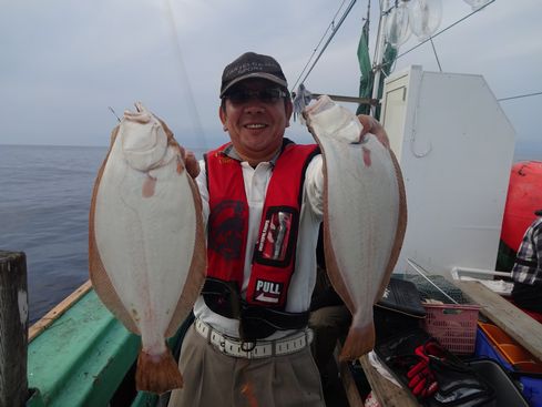 小樽　小樽沖　ヒラメ釣り