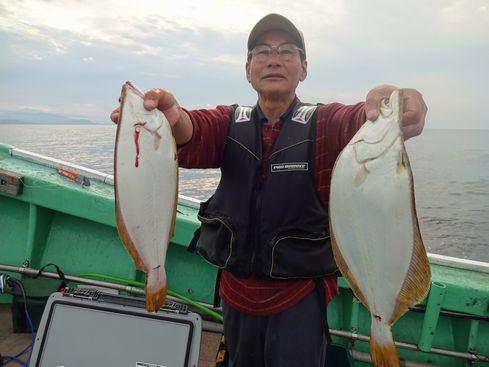 小樽　小樽沖　ヒラメ釣り